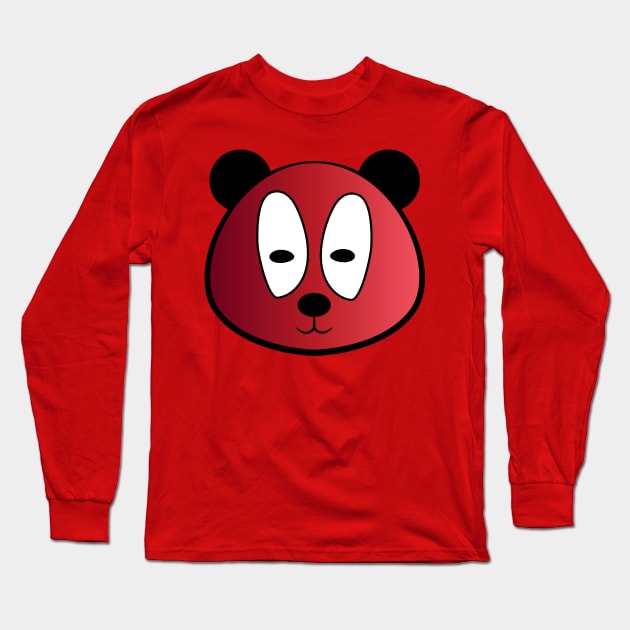 Panda Pool Long Sleeve T-Shirt by vladocar